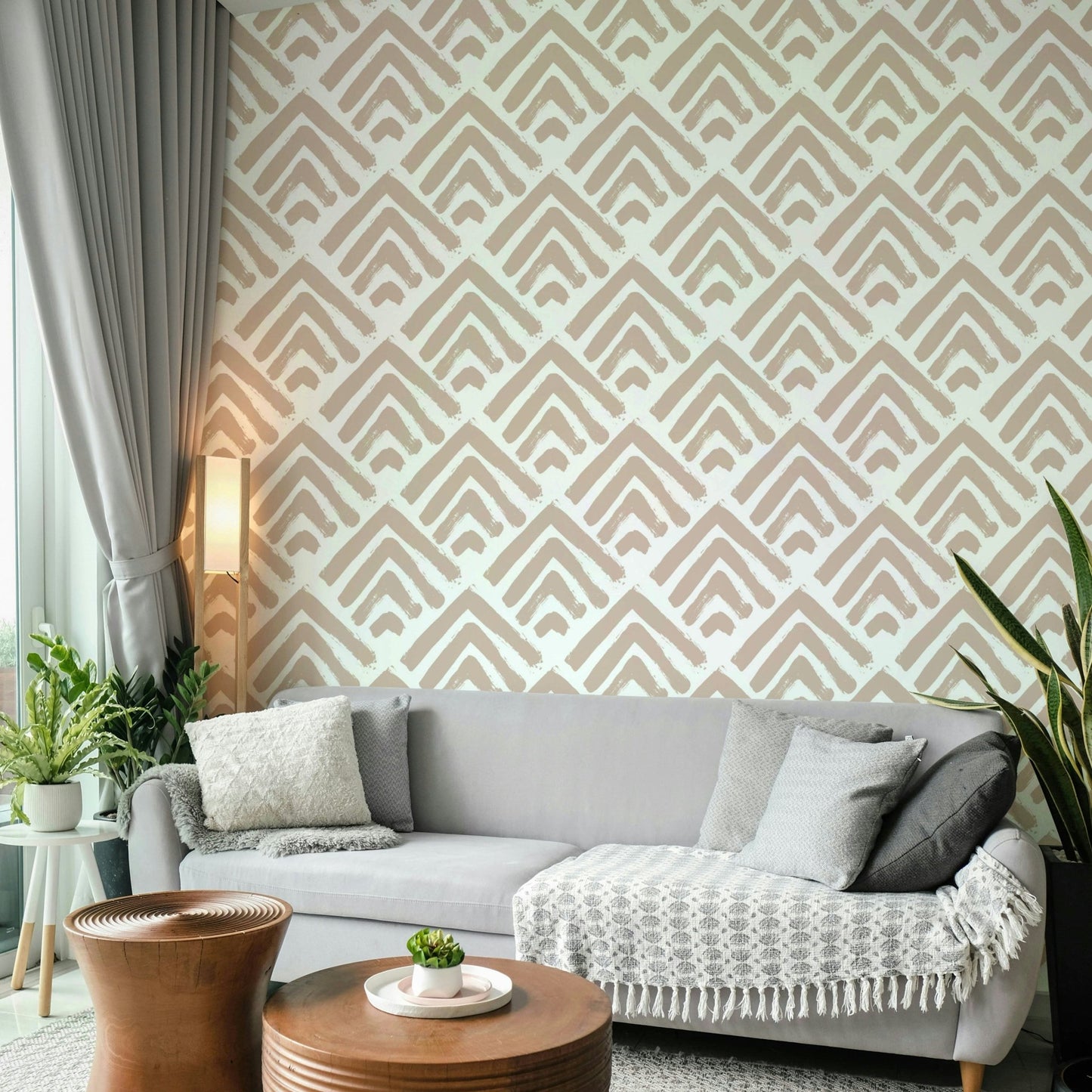 A quiet study decorated with an elegant ornament design

