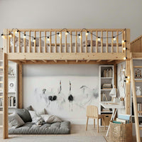 An artistic minimalist form mural for home decor.