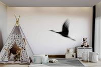 A tranquil bird design wall mural for your decor., GD4854