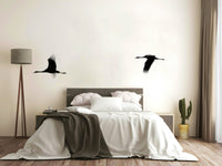 A classic crane bird wallpaper for walls., GD4855