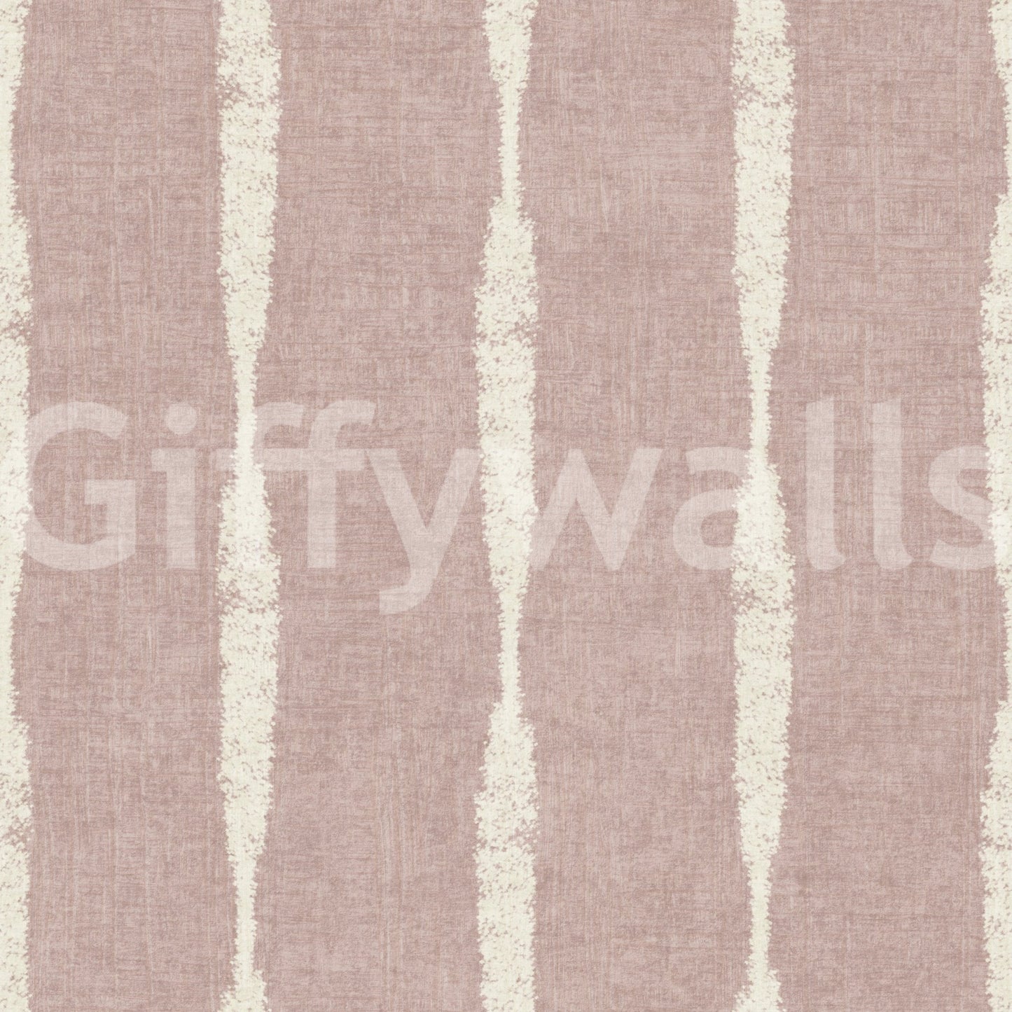 Warm pink sits next to ivory accents on Cream Distressed Stripe Nude Pink wallpaper.GD9609