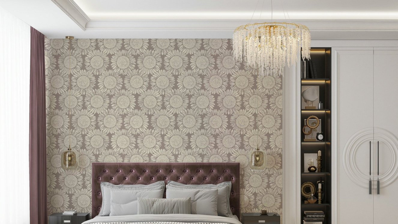 The lines are soft and graceful.
