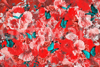 A high-quality serene flower wall mural for walls.