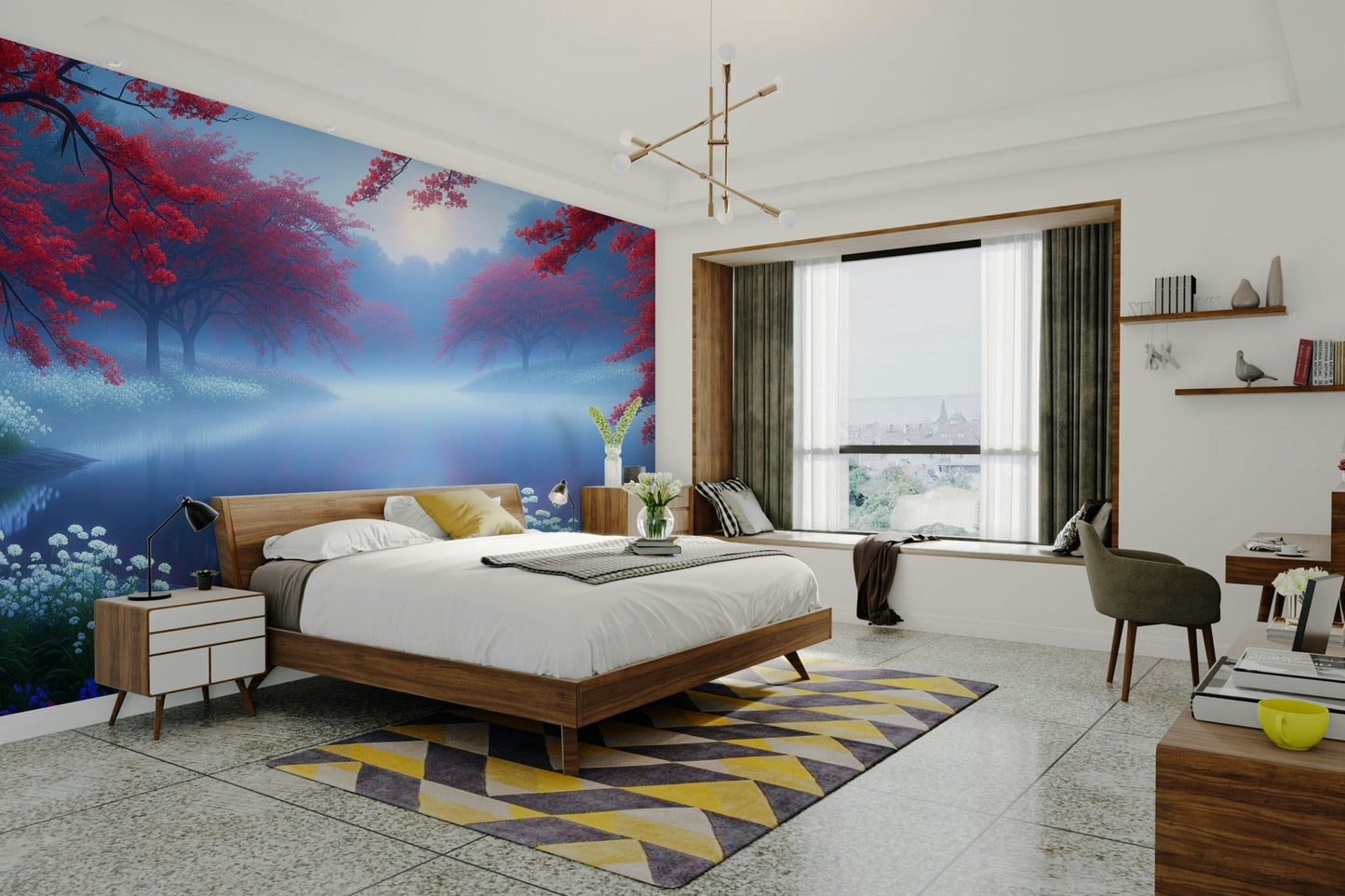 The overall feel is quiet and serene.

