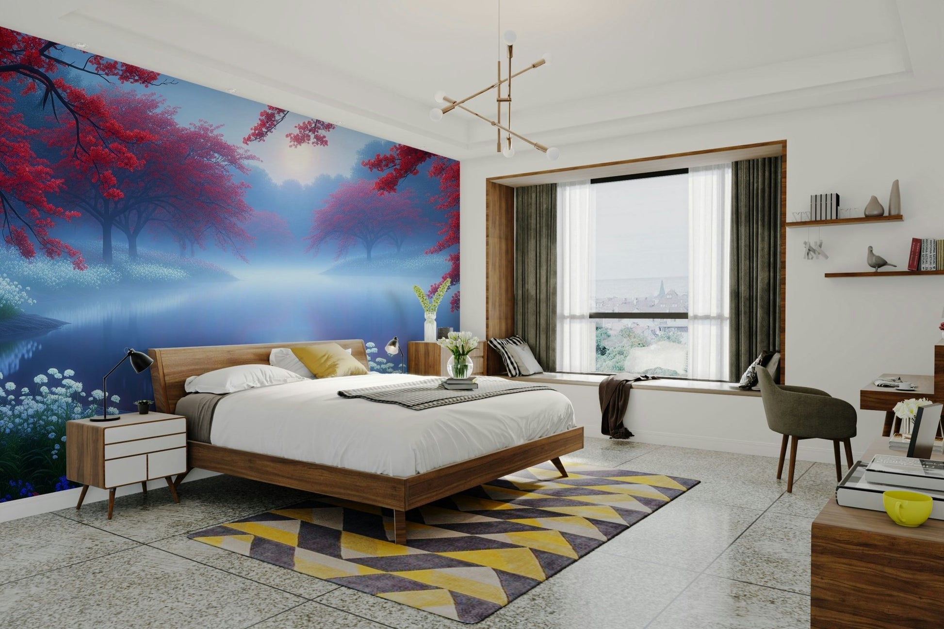 The overall feel is quiet and serene.

