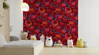 Stunning crimson poppy blooms wall art for bedrooms, GD1871