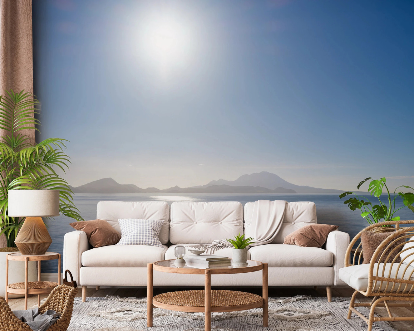 Crystal Blue Morning Wall Mural