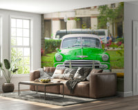 The background is a street scene with classic Cuban architecture. GD3445

