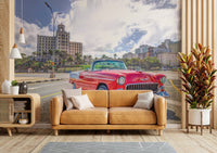 The composition captures the energy of the street level.

