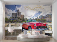 The design offers a sense of a busy, lively city.

