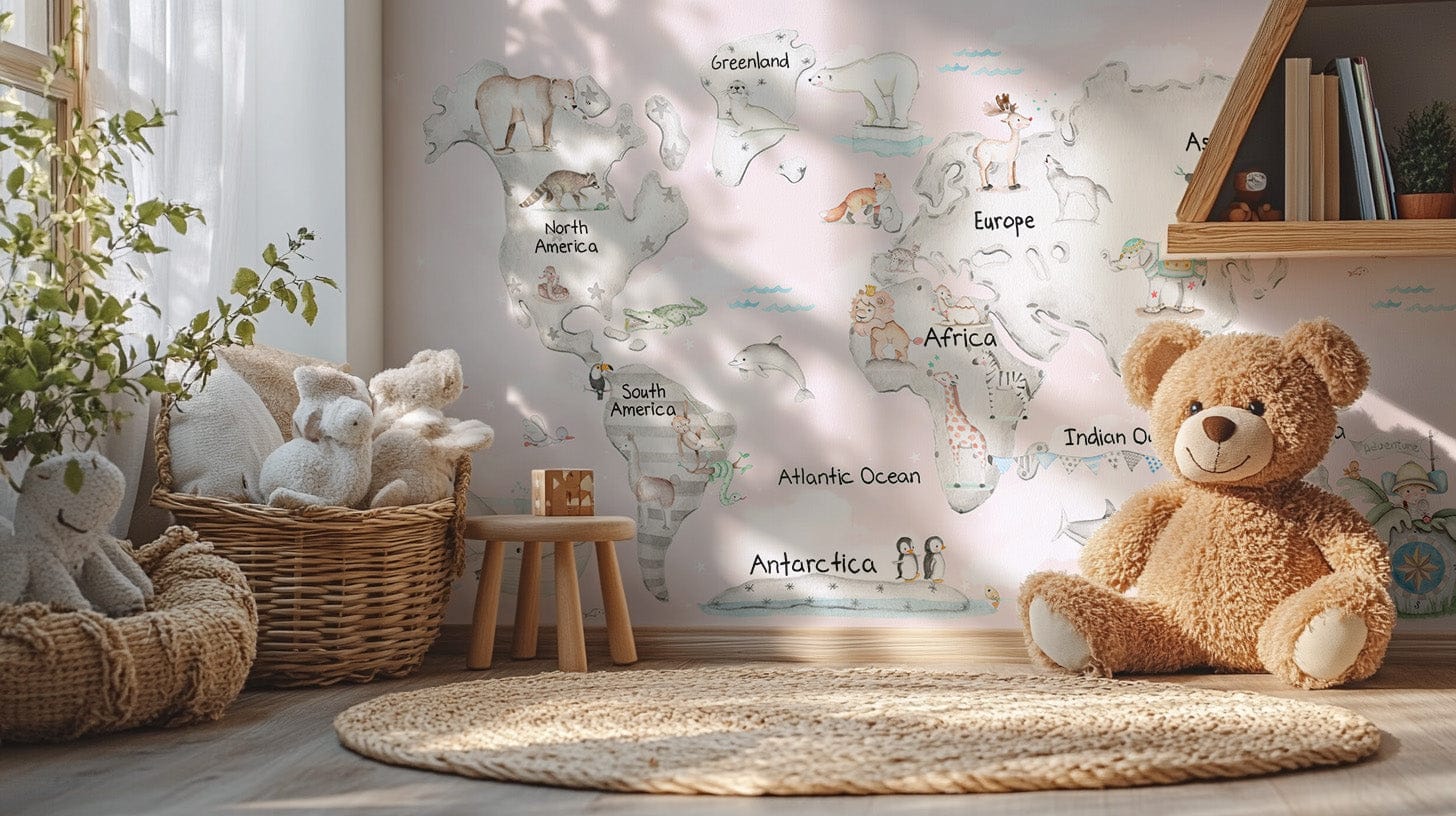 Cute cuddly creatures atlas wallpaper, C217