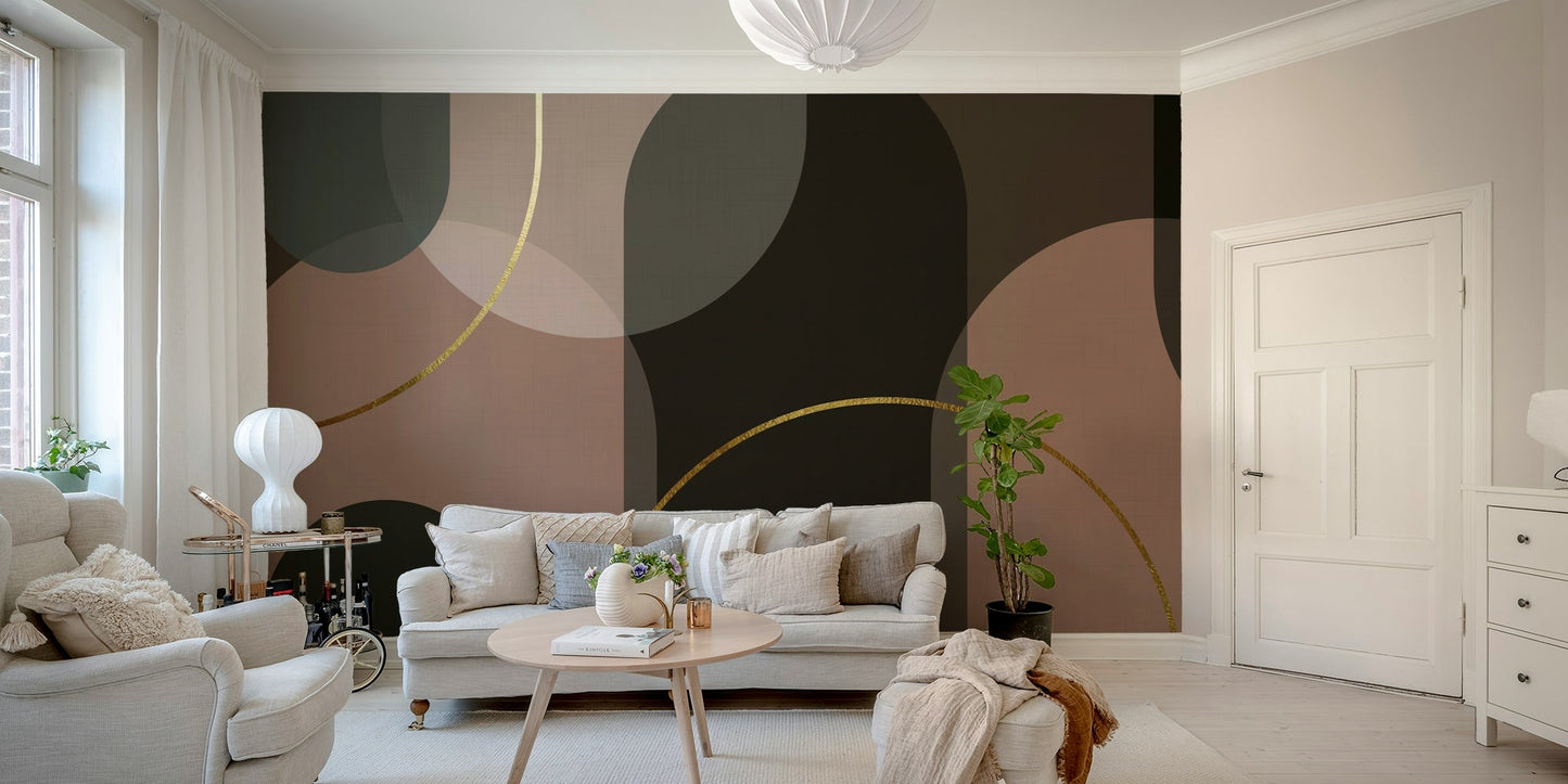 High-quality image of the curved elegance wallpaper

