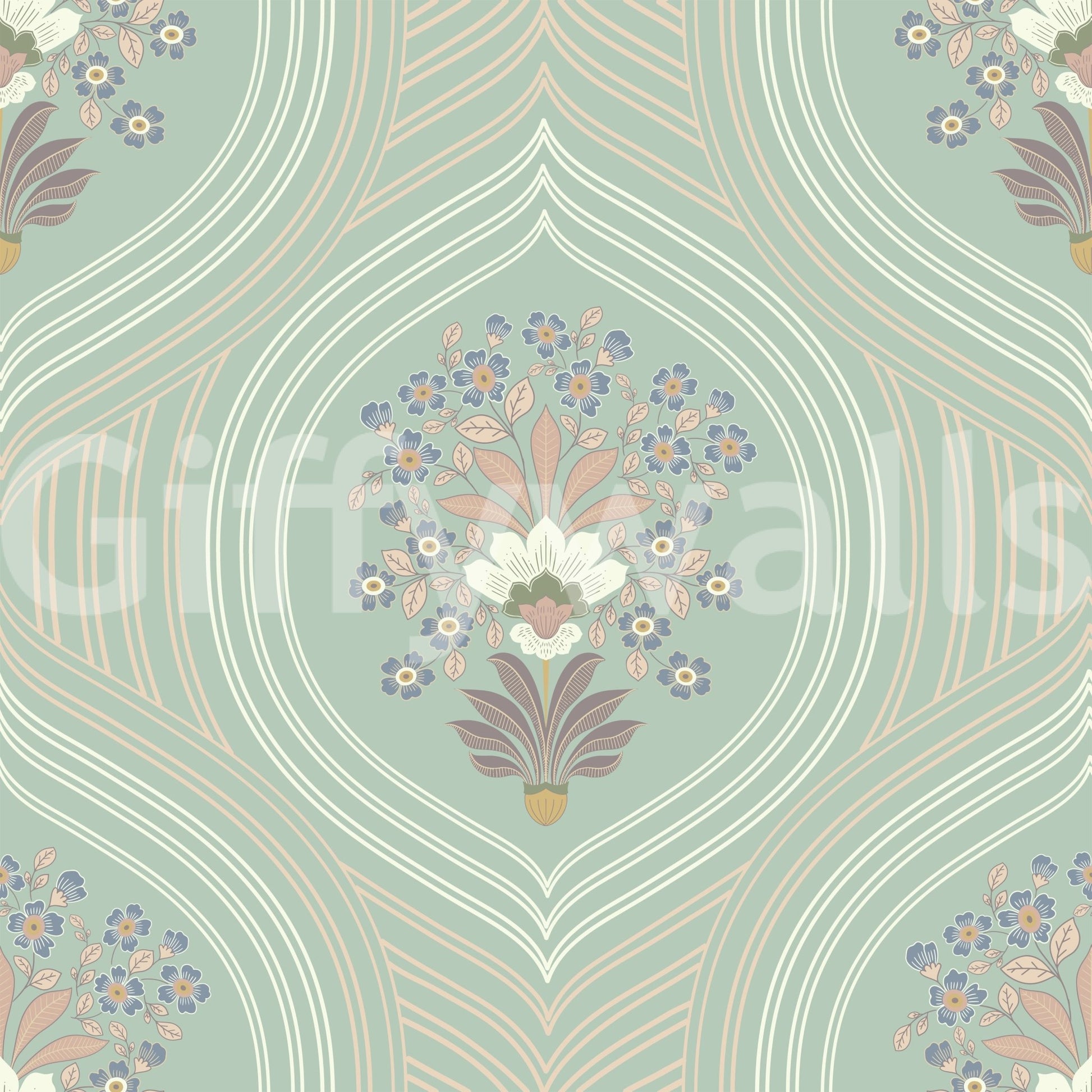 Sophisticated wallpaper for walls with classic style

