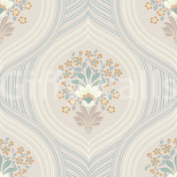 Wallpaper for walls with soft curve design

