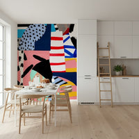 A classic abstract design wallpaper for walls.