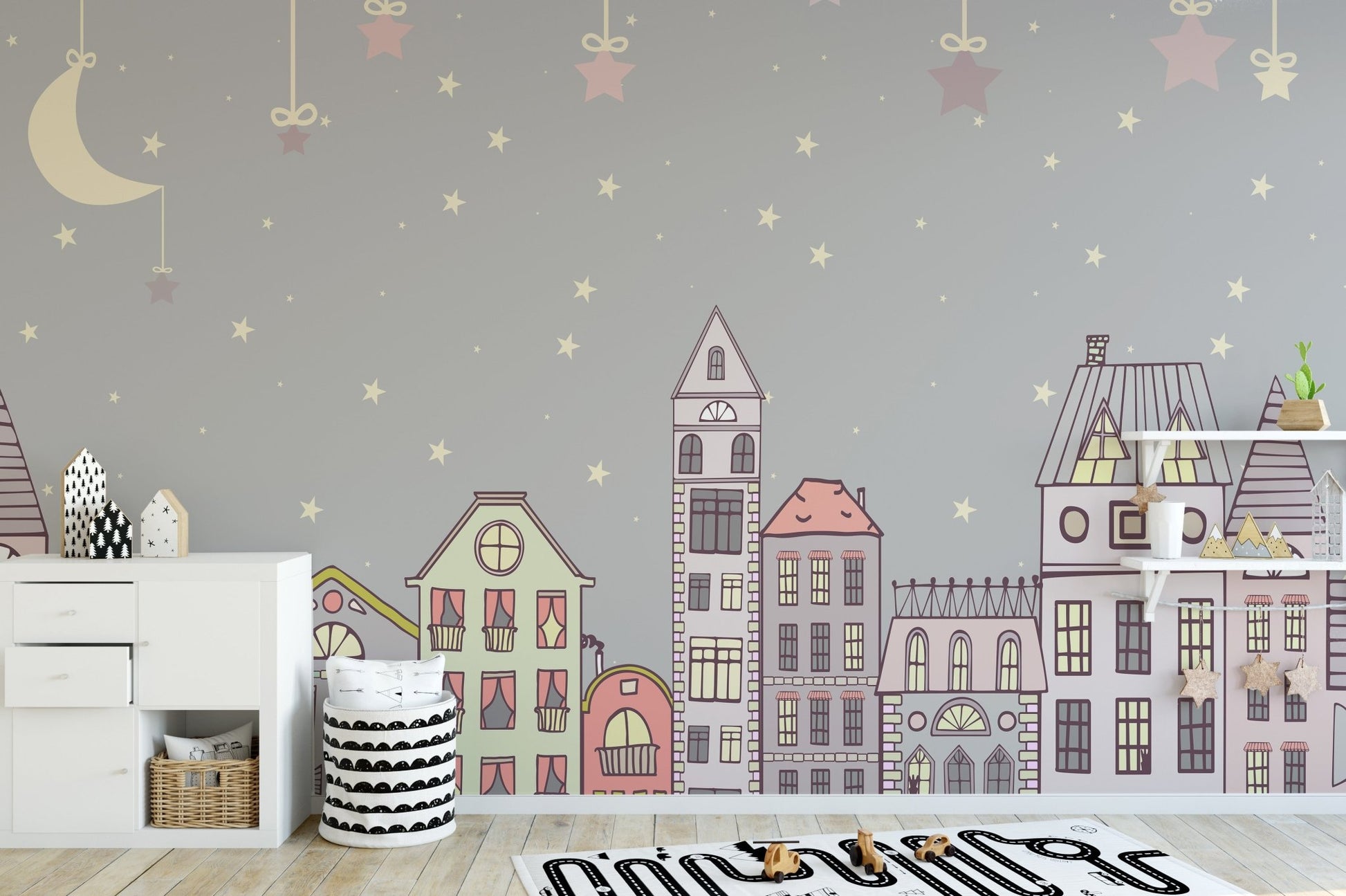 Cute Houses Wallpaper Murals - Giffywalls A792