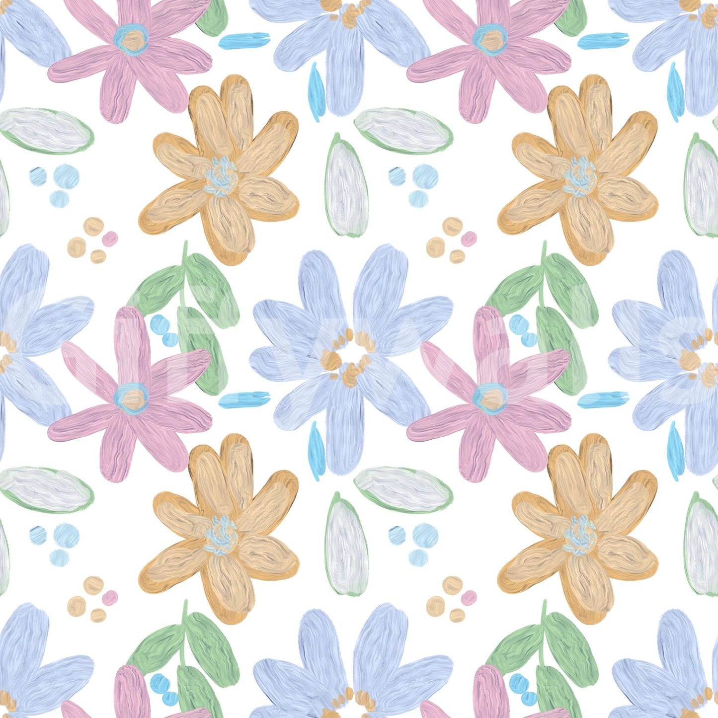 A high-quality serene flower wall mural for walls.