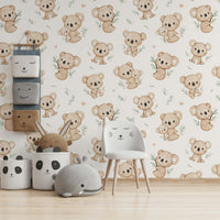Watercolour koala wallpaper for kids room
 GD064
