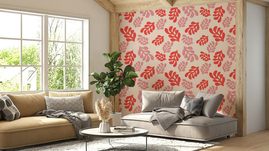 The design has a subtle, artistic, and organic aesthetic.

