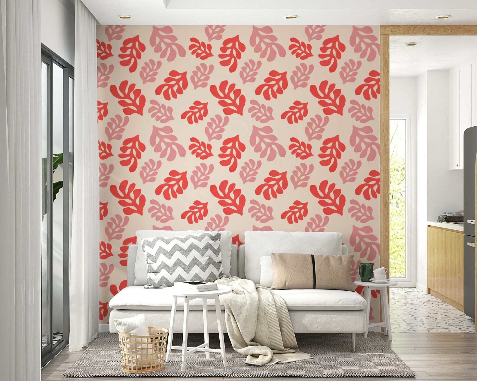 The pattern adds visual interest without being overwhelming.

