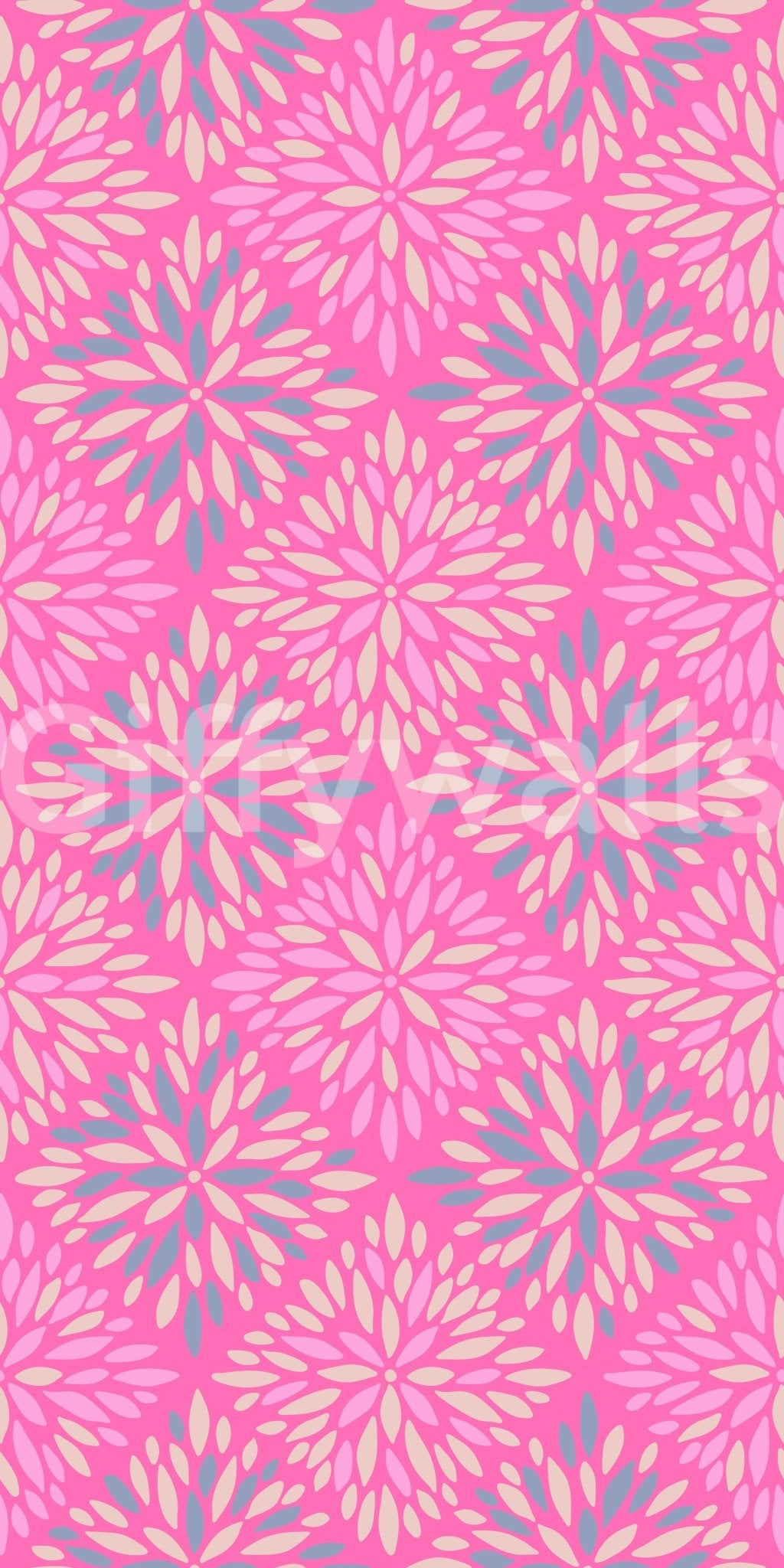 A detail of the bohemian floral pattern in the design., GD4555