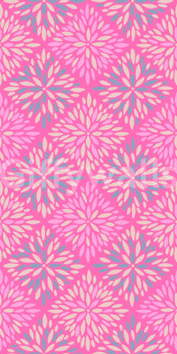 A detail of the bohemian floral pattern in the design., GD4555