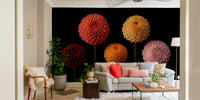 Dahlia Diversity Wall Mural