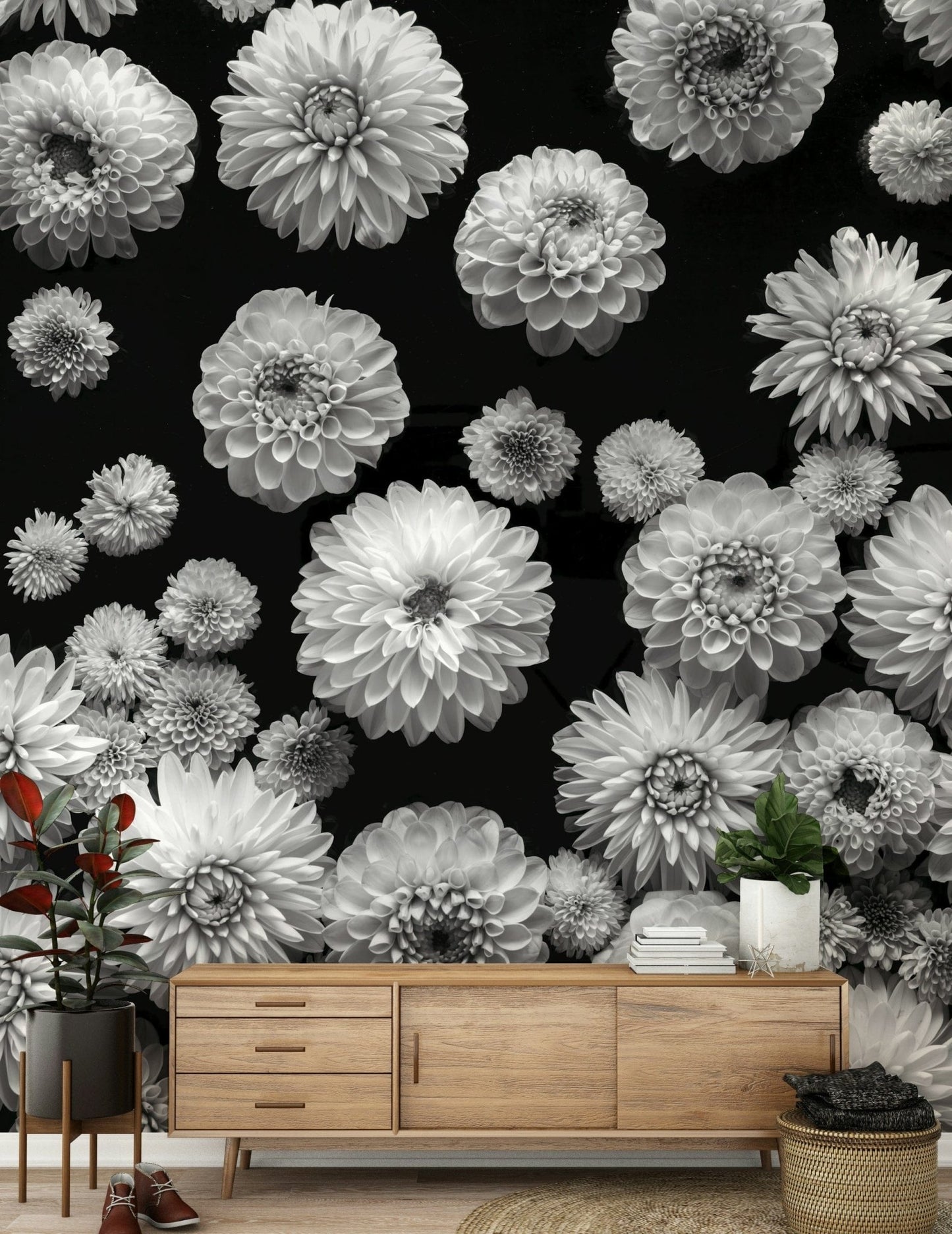 Dahlia Dreamscape Wall Mural