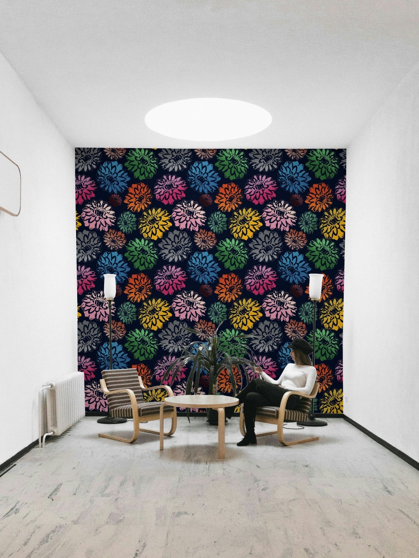 Pattern with a fresh and vibrant feel.

