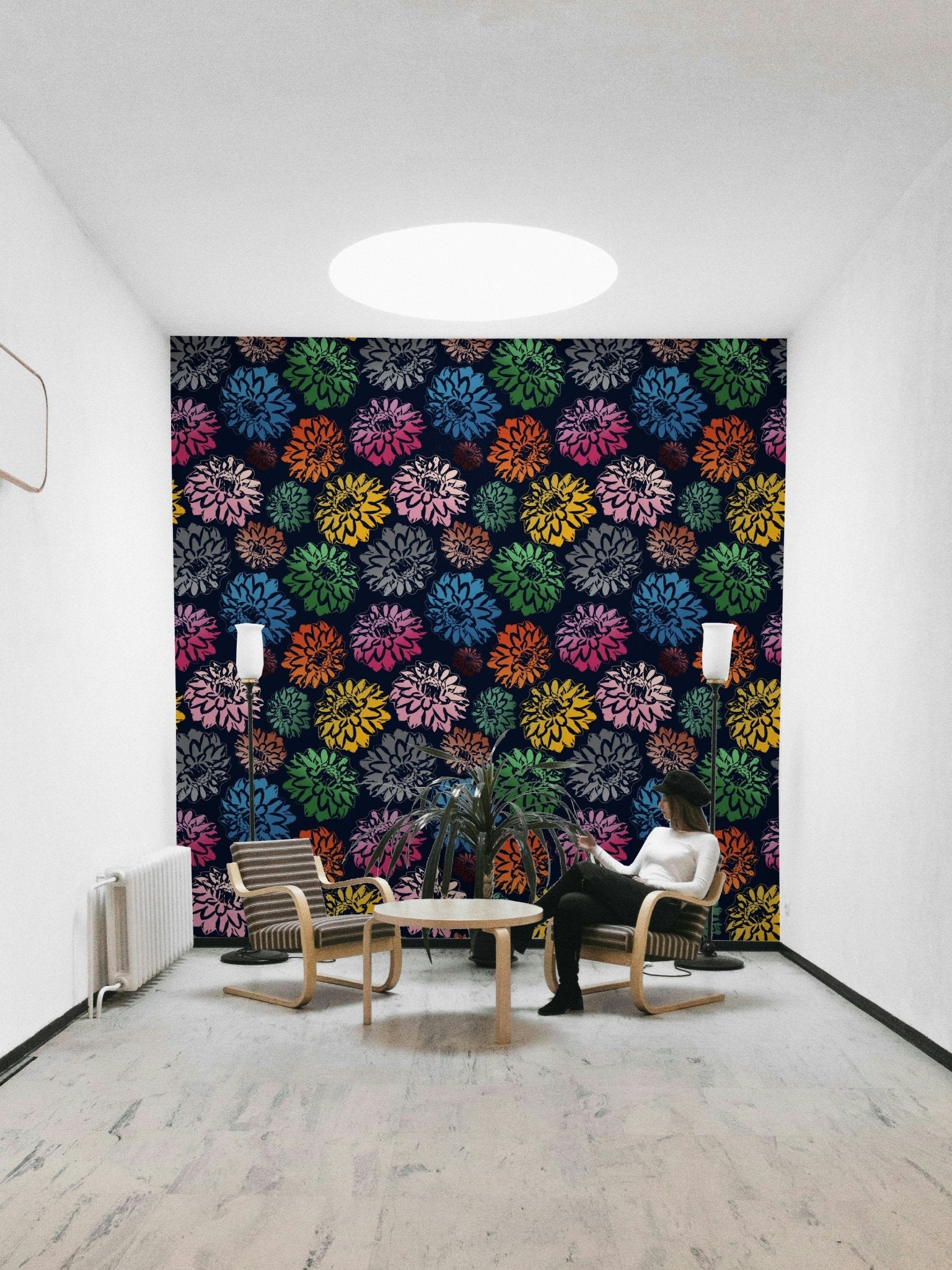 Pattern with a fresh and vibrant feel.

