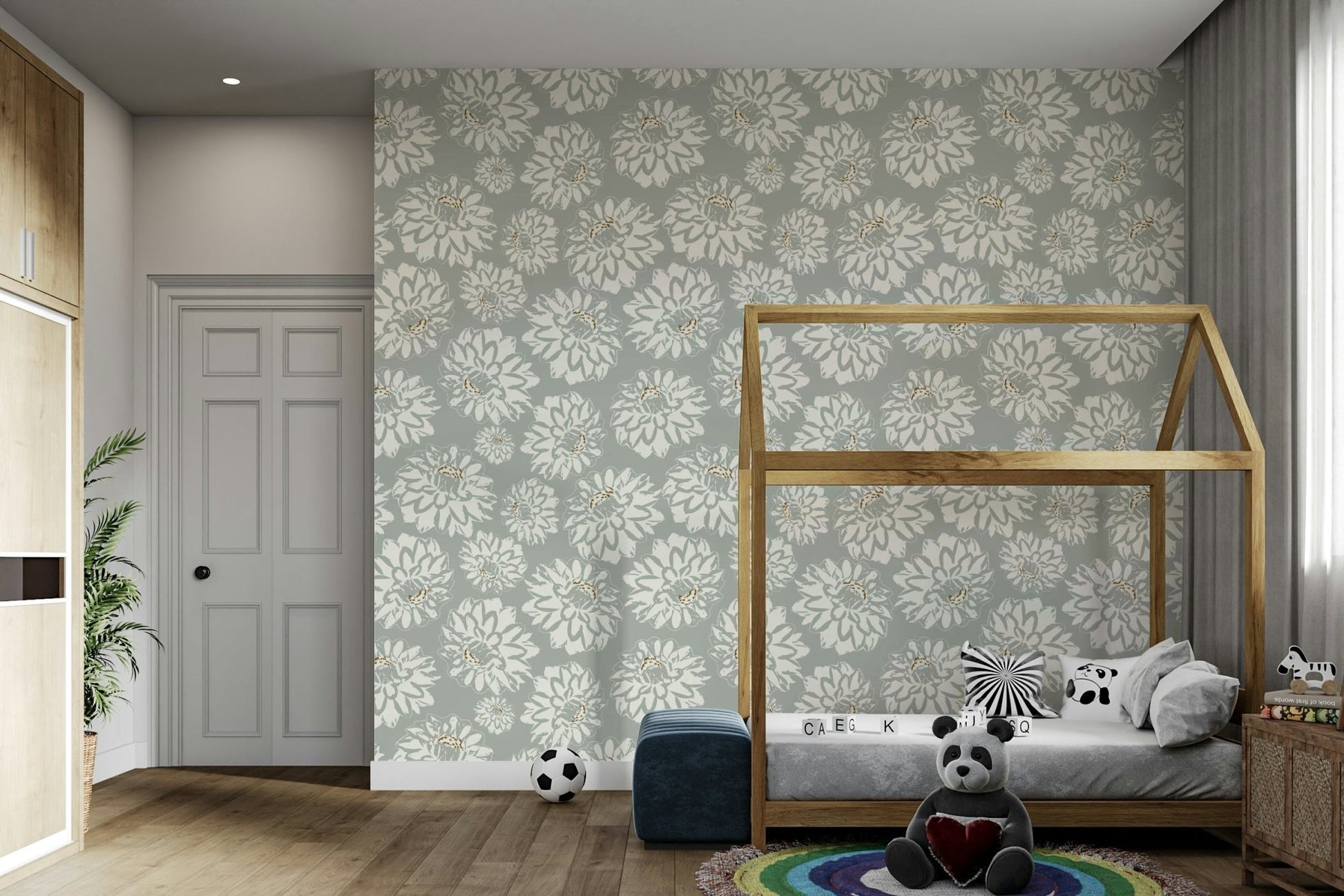 Pattern with a fresh and calming feel.

