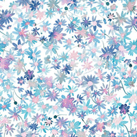 Calm flower mural wallpaper

