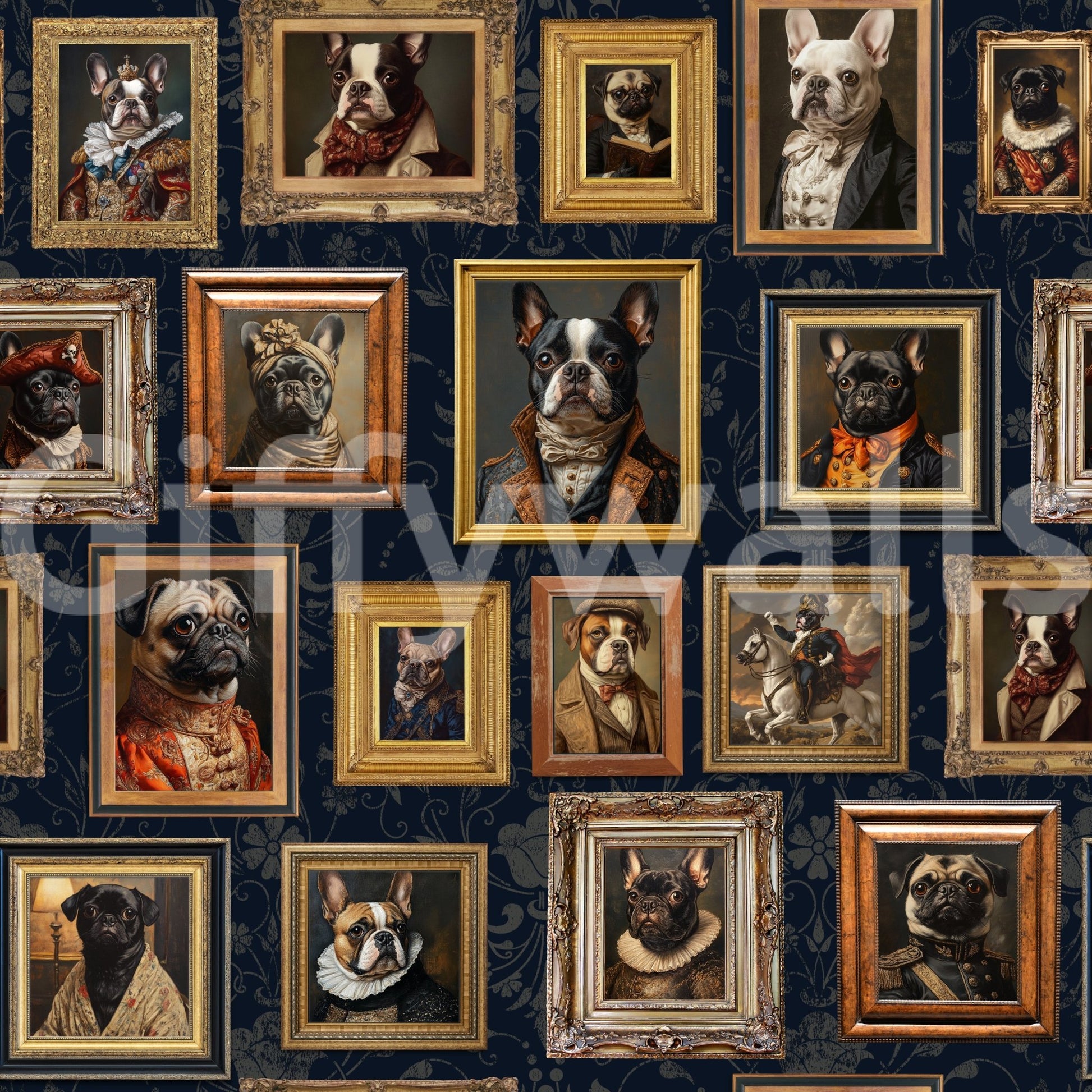 Humorous and charming animal art.