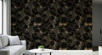 Peel and stick wallpaper called Dark Academia Nocturnal Garden Wall Mural.