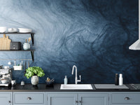 Dark Blue Watercolor Wallpaper