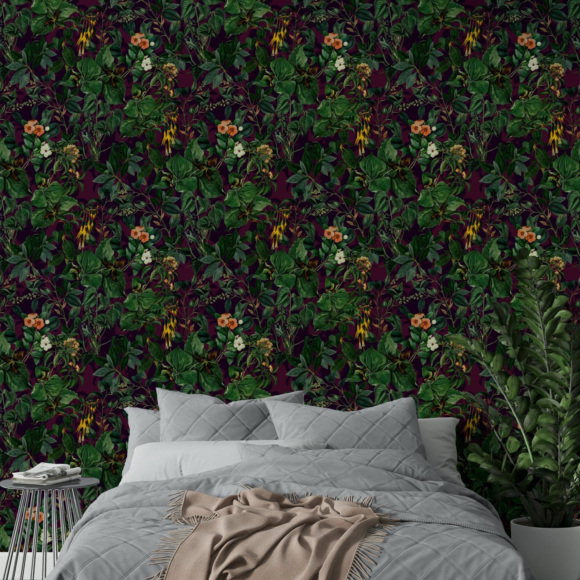 Dramatic nature-themed wallpaper.
