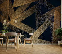 Wall covering evoking sophistication and intrigue.

