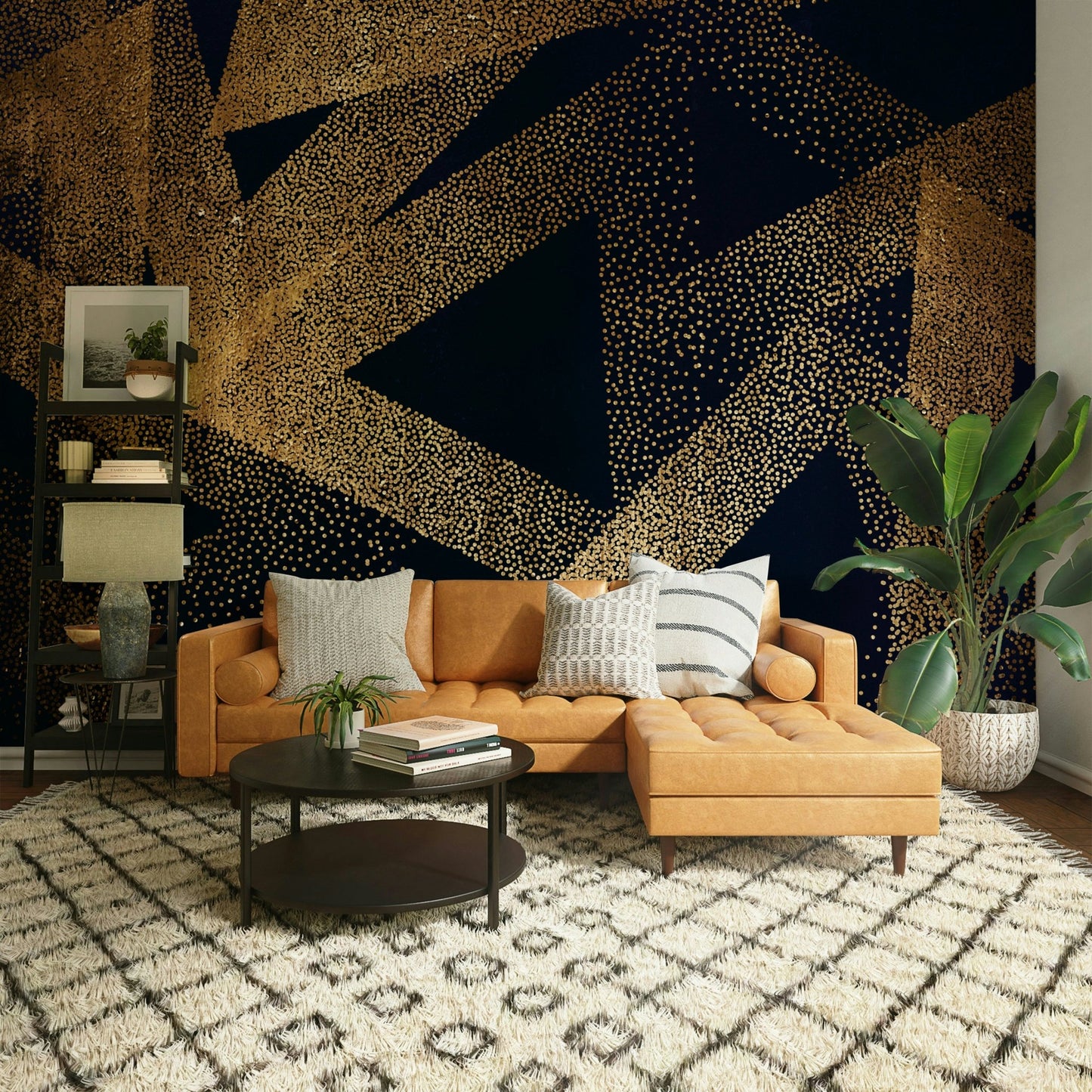 Silhouettes or subtle forms with implied movement.


