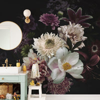 Lily Flower Wallpaper Mural - Giffywalls A850