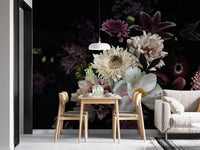 Lily Flower Wallpaper Mural - Giffywalls A850