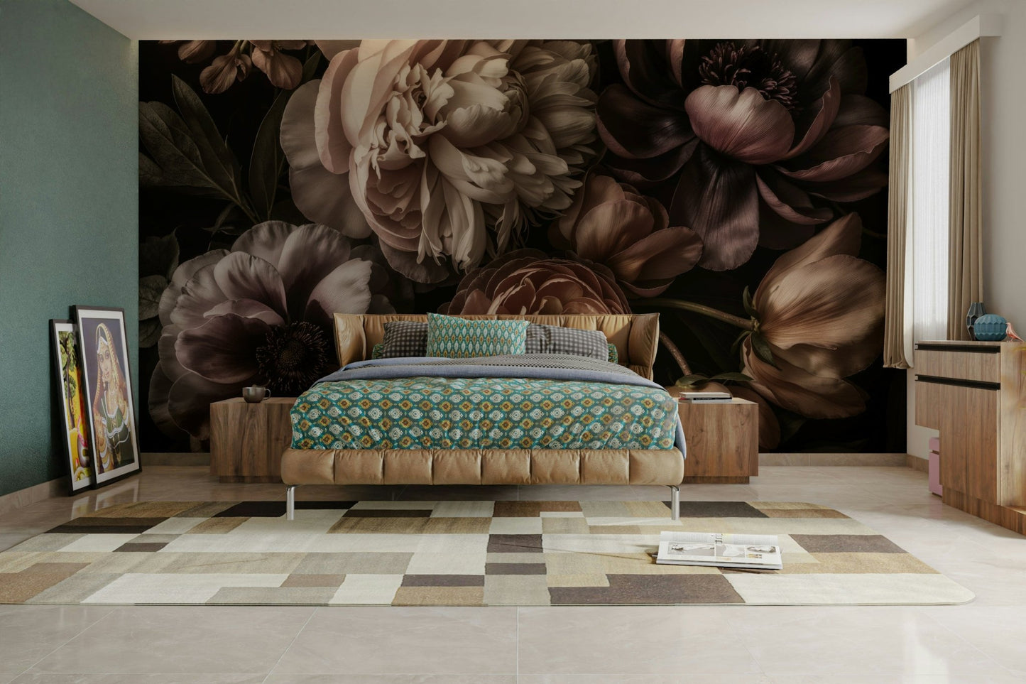 The style is Baroque-inspired and elegant.

