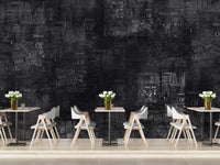 Dark Newspaper Headlines Wallpaper Mural