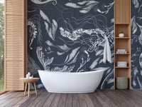 Coastal Ocean-Inspired Wallpaper for Home Decor
