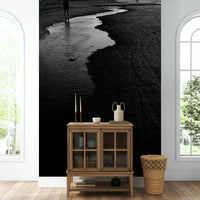 A peaceful forest river mural on decorative wallpaper., GD4712
