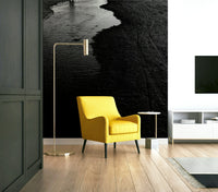 A classic natural wallpaper for walls with a river theme., GD4712