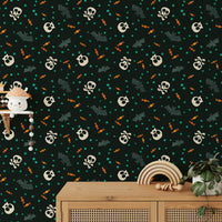 'Dark trick Wallpaper for walls with a festive, artistic feel

