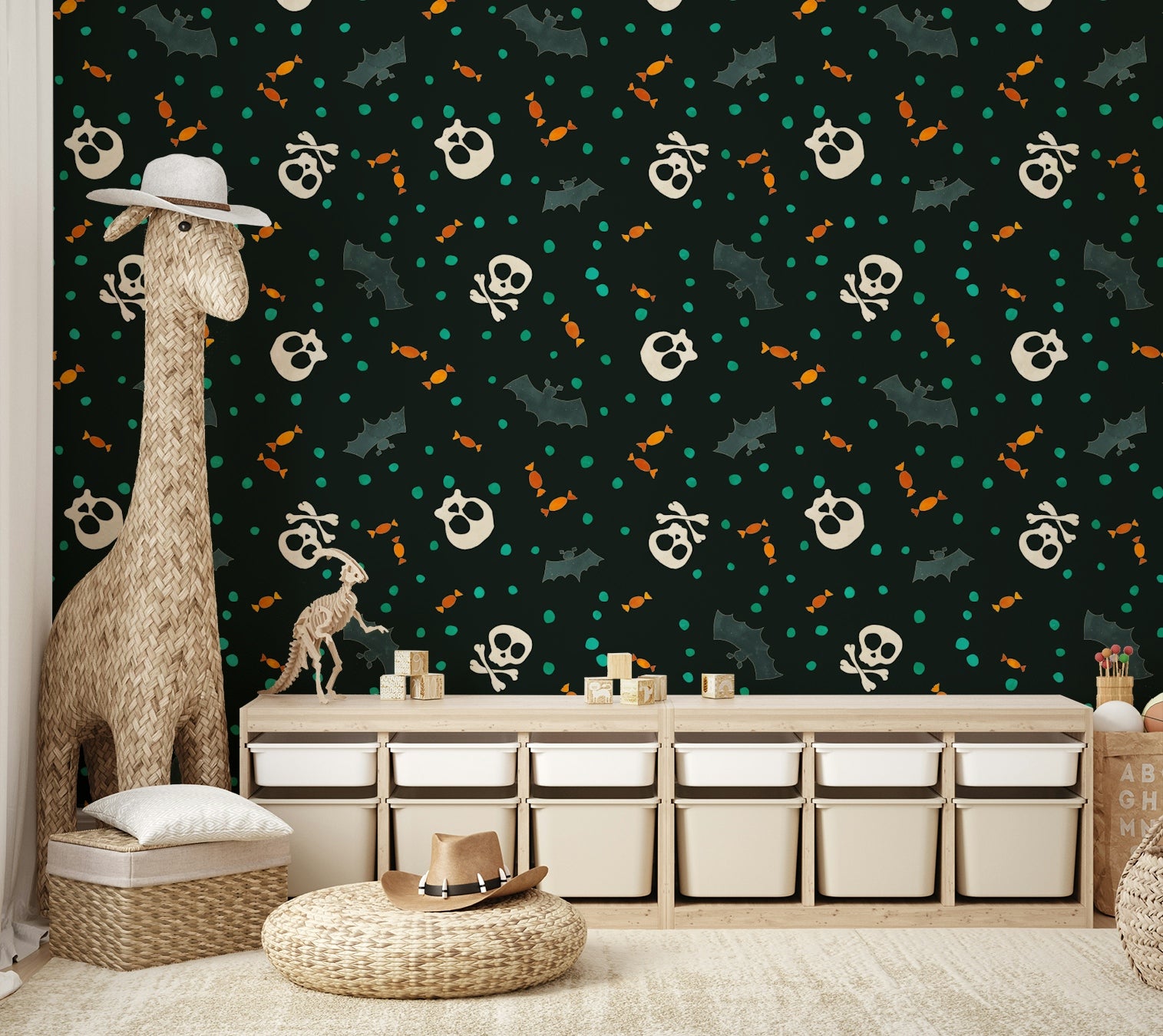 High-quality image of the Dark Trick Halloween wallpaper

