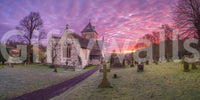 Tranquil countryside vista capturing timeless village heritage GD5038
