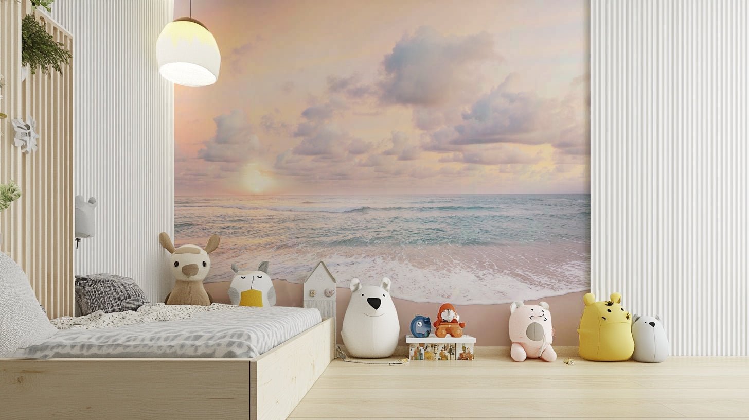 Wallpaper showing soft color shift of dawn

