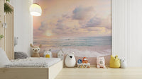 Wallpaper showing soft color shift of dawn

